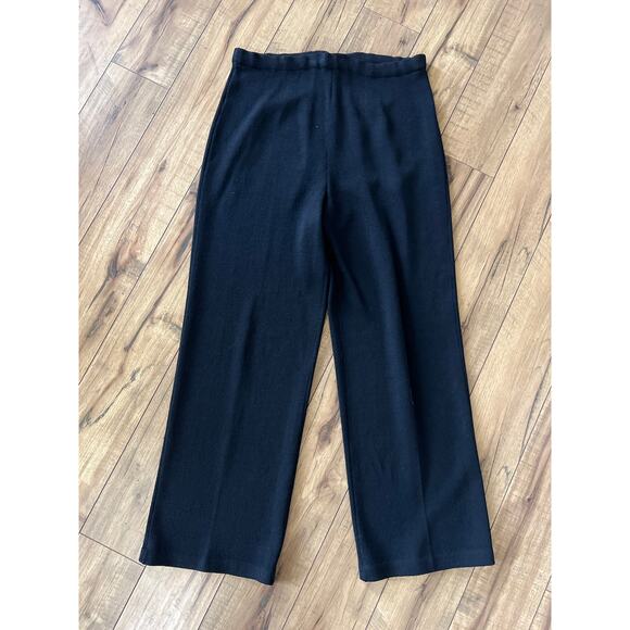 St. John Basics size 12 womens black knot pants - Picture 1 of 3